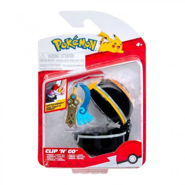 POKEMON POKE BALL CLIP N GO WITH FIGURE W22 - HONEDGE WITH LUXURY BALL