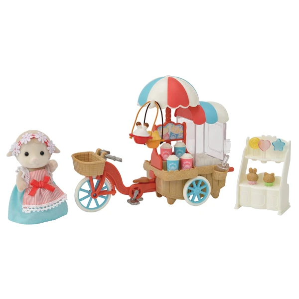THE SYLVANIAN FAMILIES POPCORN DELIVERY TRIKE 5653