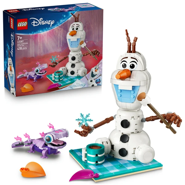 LEGO®  DISNEY FROZEN ΔΙΑΣΚΕΔΑΣΗ ΤΟΥ ΌΛΑΦ ΚΑΙ ΤΟΥ ΜΠΡΟΥΝΙ ΣΤΟ ΠΙΚΝΙΚ