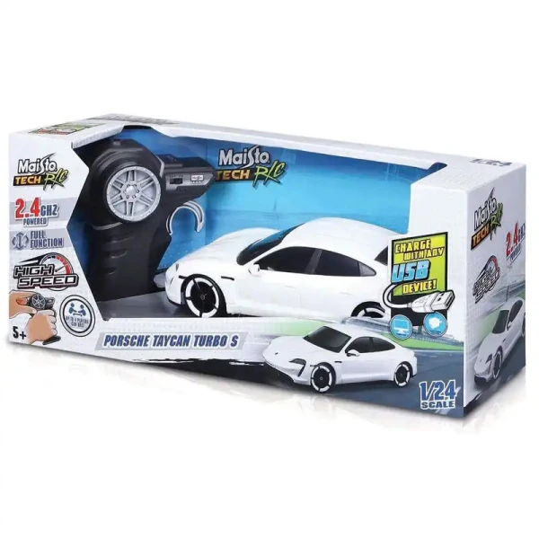 MAISTO TECH PREMIUM CARS 1:24 2.4GHz ΤΗΛΕΚΑΤΕΥΘΥΝΟΜΕΝΟ ΑΥΤΟΚΙΝΗΤΟ PORSCHE TAYCAN TURBO S