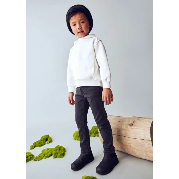 MAYORAL TROUSERS DENIM SLIM FIT BASIC BLACK 