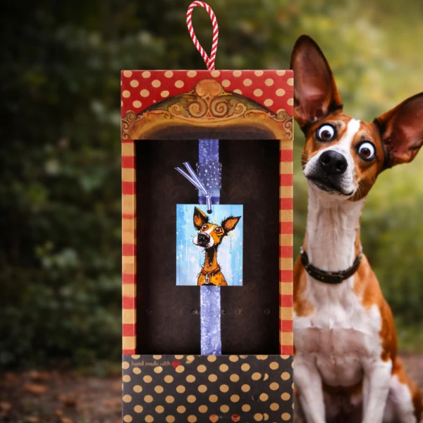 SYNCHRONIA HANDMADE CANDLE 30 cm PET FRAME - DOG