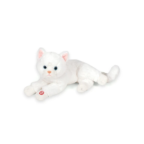 PLUSH CAT 40 cm WITH SOUND - 3 COLOURS