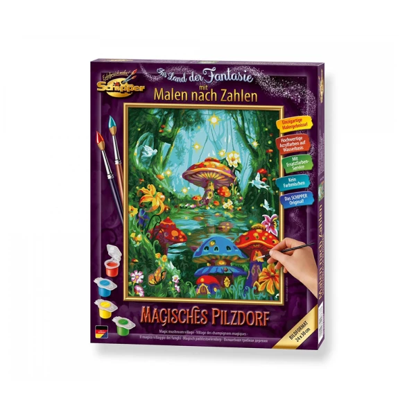 SCHIPPER MNZ PAINTING BY NUMBERS - MAGIC MUSHROOM VILLAGE