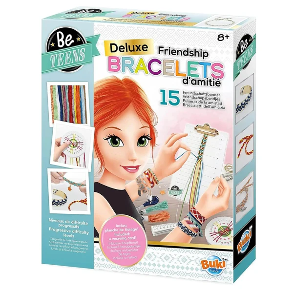 BUKI BE TEENS 15 DELUXE FRIENDSHIP BRACELET MAKING KIT