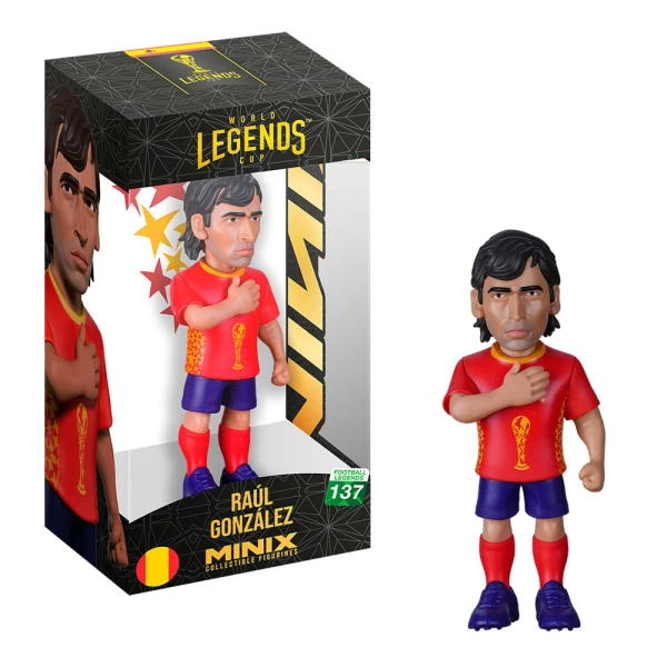 MINIX LEGENDS WORLD CUP ΙΣΠΑΝΙΑ ΦΙΓΟΥΡΑ 12 cm RAUL GONZALEZ