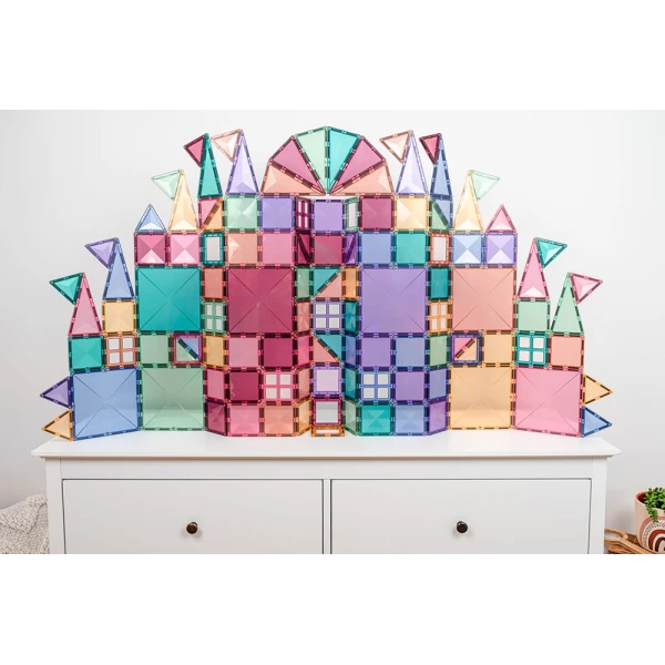 CONNETIX MAGNETIC TILES PASTEL CREATIVE PACK 120 pcs