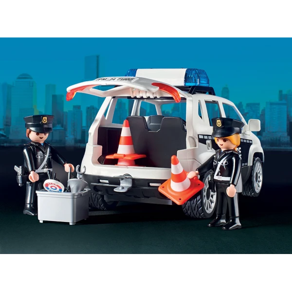 PLAYMOBIL CITY ACTION ΑΣΤΥΝΟΜΙΚΟ ΤΜΗΜΑ ΜΕ ΠΕΡΙΠΟΛΙΚΟ ΚΑΙ ΕΛΙΚΟΠΤΕΡΟ 