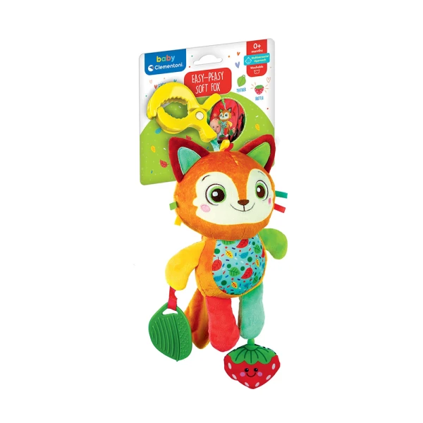 BABY CLEMENTONI BABY PLUSH WITH CLIP FOX