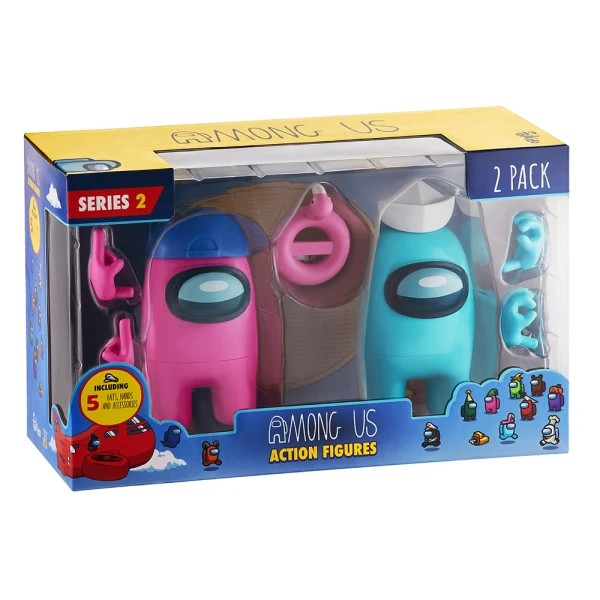 P.M.I. AMONG US ΦΙΓΟΥΡΕΣ ΔΡΑΣΗΣ 11,5 εκ. S2 2 PACK AU6215 - 2 ΣΧΕΔΙΑ