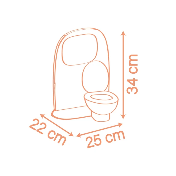 SMOBY BABY NURSE DOLL TOILET