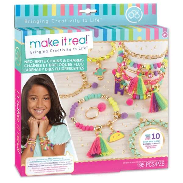 MAKE IT REAL ΣΕΤ ΚΑΤΑΣΚΕΥΗΣ ΚΟΣΜΗΜΑΤΩΝ NEOBRITE CHAINS & CHARMS