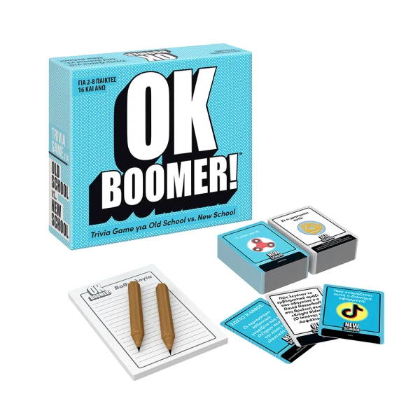 AS GAMES BOARD GAME OK BOOMER - FOR AGES 16+ AND 2-8 PLAYERS
