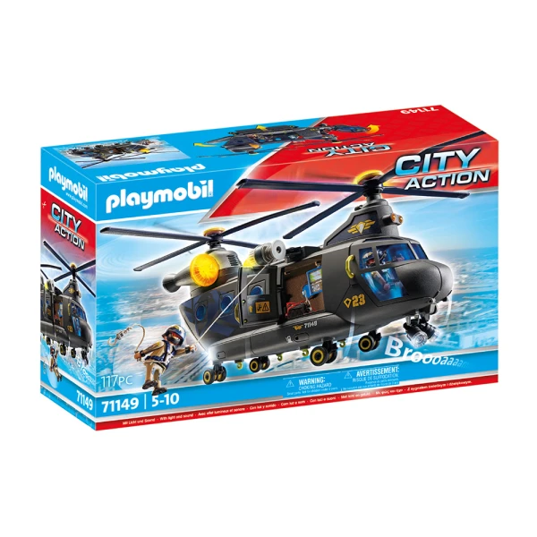 PLAYMOBIL CITY ACTION TACTICAL UNIT - RESCUE AIRCRAFT