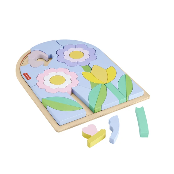 FISHER PRICE ΞΥΛΙΝΟ ΠΑΖΛ 38 τεμ. ΛΟΥΛΟΥΔΙΑ