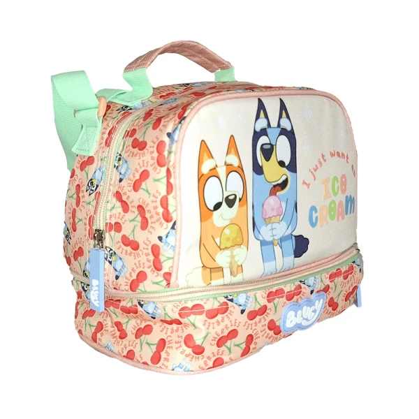 INSULATED LUNCH BAG BLUEY ICE CREAM