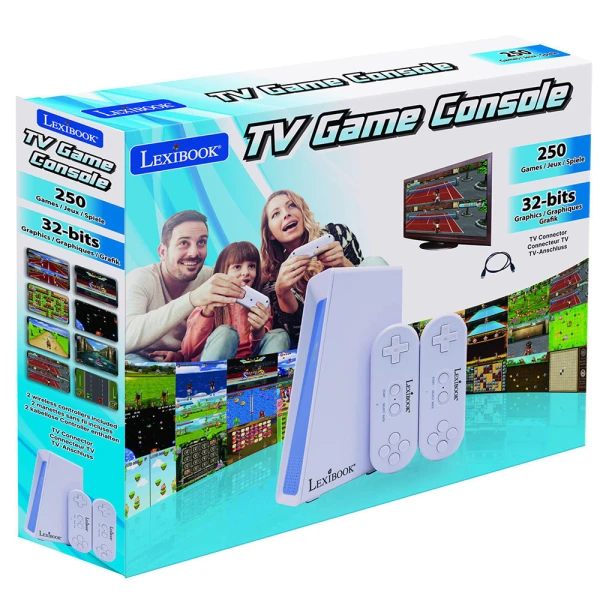 LEXIBOOK ΚΟΝΣΟΛΑ PLUG N PLAY MOTION TV 250 ΠΑΙΧΝΙΔΙΑ & 2 ΧΕΙΡΙΣΤΗΡΙΑ
