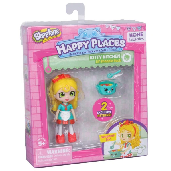 SHOPKINS HAPPY PLACES MINI DOLL & ACCESSORIES - 6 DESIGNS