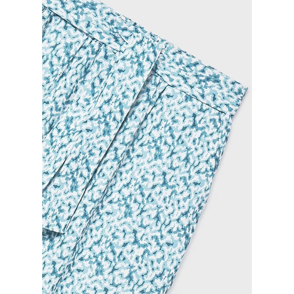 MAYORAL PANTS LONG PRINTED PETROL 