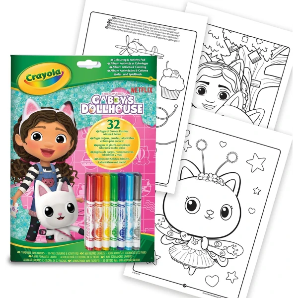 CRAYOLA GABBY COLOR & ACTIVITY PAD GABBY