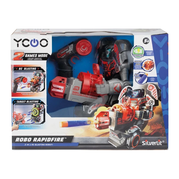 SILVERLIT YCOO ROBO RAPIDFIRE ΤΗΛΕΚΑΤΕΥΘΥΝΟΜΕΝΟ ΡΟΜΠΟΤ ΓΙΑ 5+ ΧΡΟΝΩΝ 