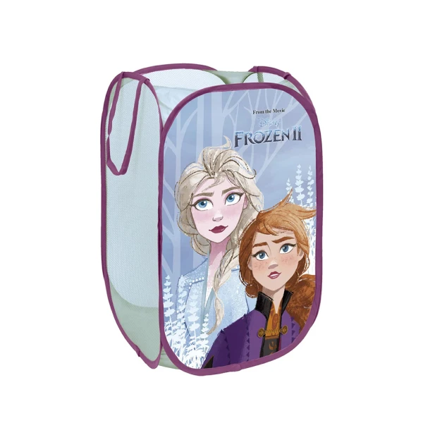 TEXTILE POP-UP STORAGE BIN FOR TOYS FROZEN 2 36X36X58 CM.