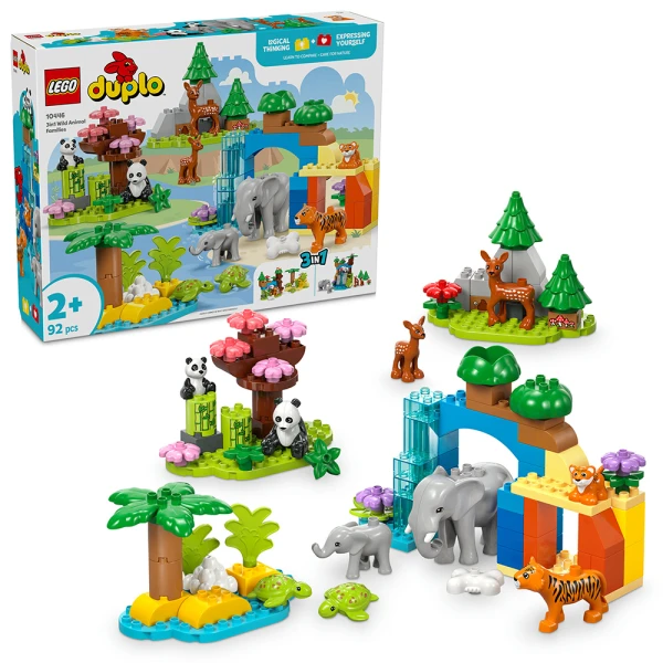 LEGO® DUPLO® TOWN 3IN1 WILD ANIMAL FAMILIES