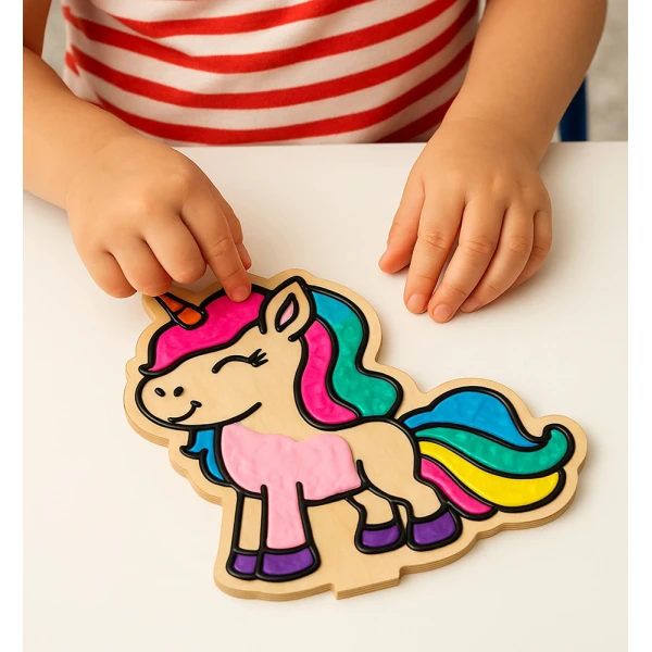 SPLAT PLANET MESS-FREE PAINT KIT WITH CLAY UNICORN