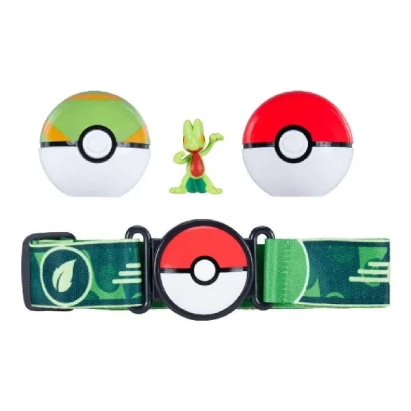 POKEMON CLIP N\' GO POKE BALL WITH BELT W20 - TREECKO