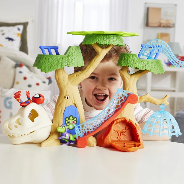 SPIDEY AND HIS AMAZING FRIENDS DINO WEBS PLAYSET