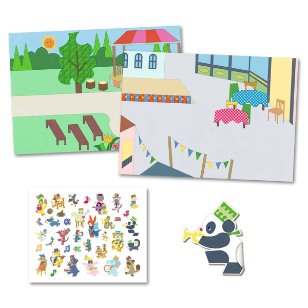 DJECO I CREATE STICKERS FANFARE