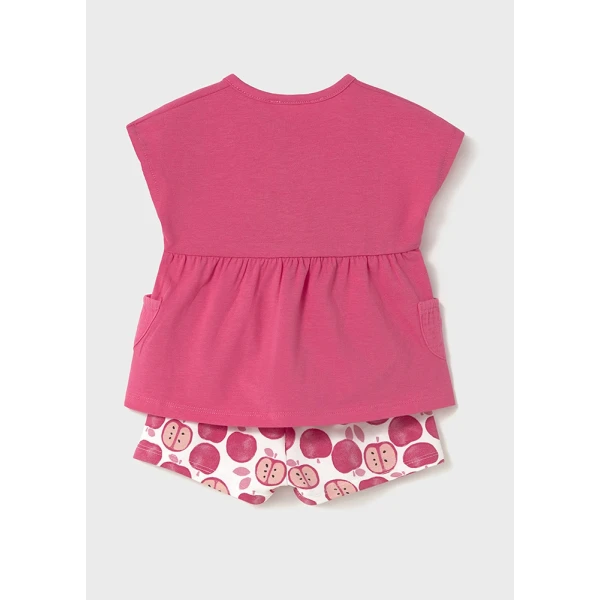 MAYORAL SET COTTON 4 PIECES PINK INTENSE