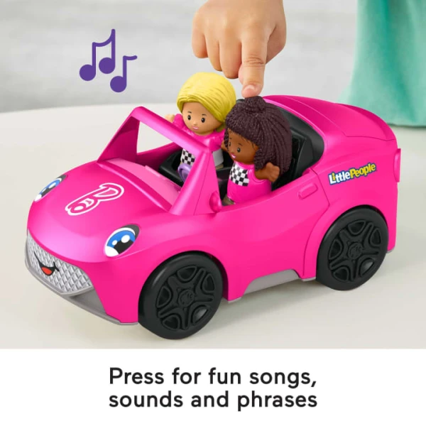 FISHER PRICE LITTLE PEOPLE BARBIE ΚΑΜΠΡΙΟ ΑΥΤΟΚΙΝΗΤΟ