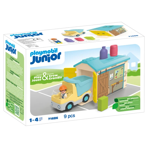 PLAYMOBIL JUNIOR ΦΟΡΤΗΓΟ ΜΕ ΓΚΑΡΑΖ
