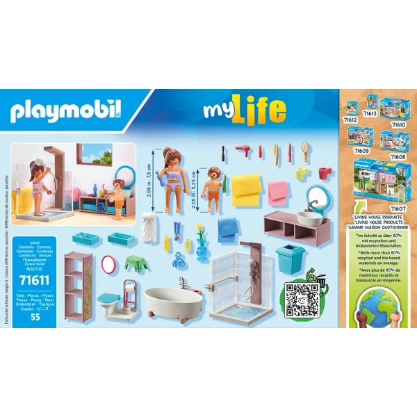 PLAYMOBIL CITY LIFE BATHROOM