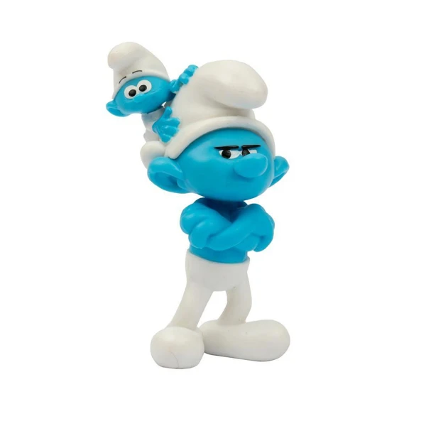 SMURFS - ΣΤΡΟΥΜΦΑΚΙΑ ΦΙΓΟΥΡΕΣ 5 εκ. ΣΕ ΔΙΑΦΑΝΕΣ ΣΑΚΟΥΛΑΚΙ - ΔΙΑΦΟΡΑ ΣΧΕΔΙΑ