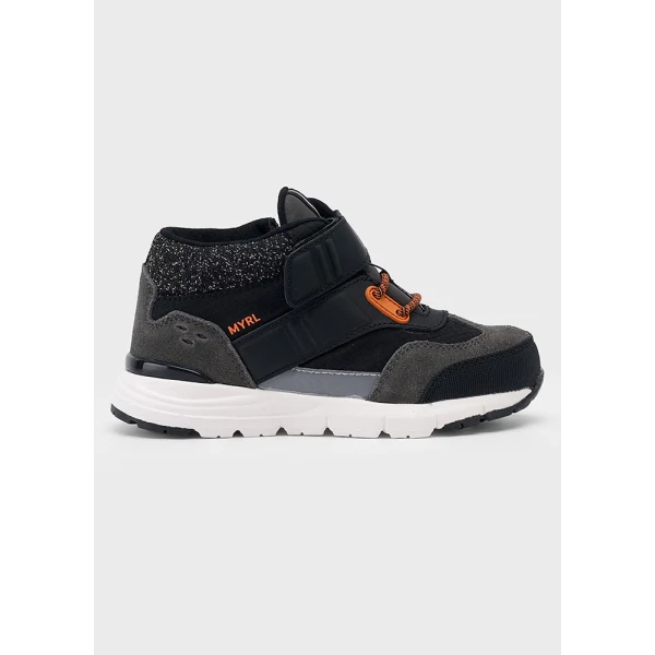 MAYORAL ANKLE BOOT OUTDOOR LIGHTWEIGHT BLACK-GREY