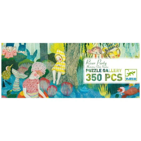 DJECO PUZZLE GALLERY PARTY AT THE RIVER 350 pcs