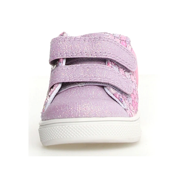 NATURINO ΠΑΙΔΙΚΑ ΠΑΠΟΥΤΣΙΑ FALCOTTO MICHAEL GLITTER SCALES CANVAS ΛΙΛΑ ΠΟΛΥΧΡΩΜΟ