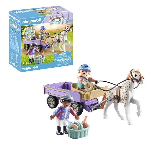 PLAYMOBIL HORSES OF WATERFALL ΆΛΟΓΟ ΜΕ ΑΜΑΞΑ