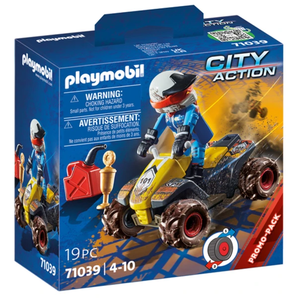 PLAYMOBIL CITY ACTION ΟΔΗΓΟΣ ΑΓΩΝΩΝ ΜΕ ΓΟΥΡΟΥΝΑ 4Χ4