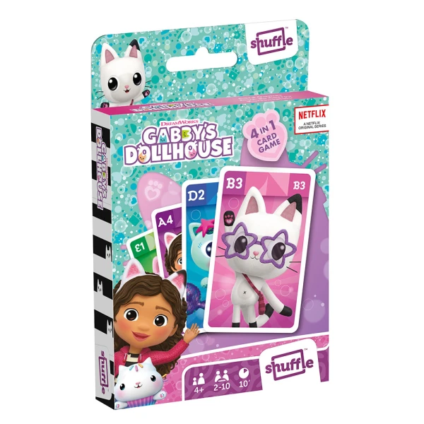 CARDS BOARD GAME SHUFFLE FUN - GABBY\'S DOLLHOUSE