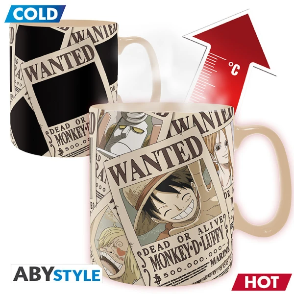 ABYSSE ΚΟΥΠΑ ΑΛΛΑΓΗΣ ΧΡΩΜΑΤΟΣ 460ml ONE PIECE - WANTED
