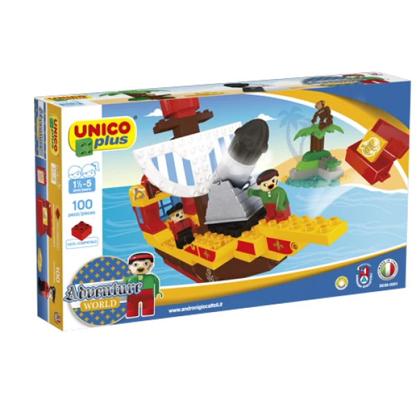 UNICO PLUS ΤΟΥΒΛΑΚΙΑ ΚΑΡΑΒΙ ΜΕ ΠΕΙΡΑΤΕΣ 100 τεμ.