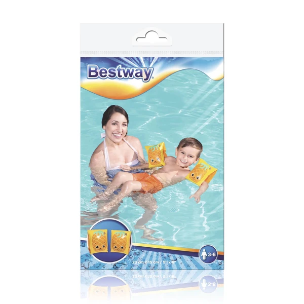 BESTWAY INFLATABLE ARM BANDS 23X15 cm FRUITS - PINEAPPLE