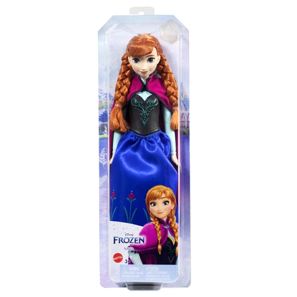 DISNEY PRINCESS ΒΑΣΙΚΗ ΚΟΥΚΛΑ ANNA ΜΠΛΕ ΦΟΡΕΜΑ