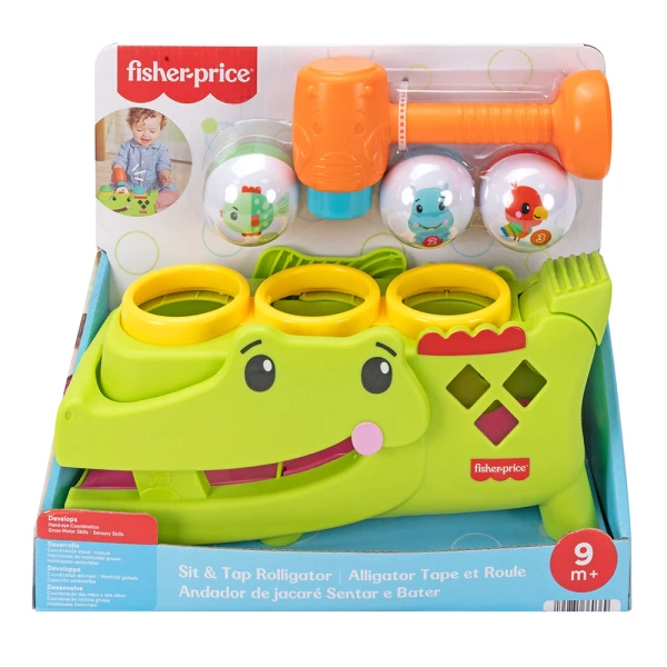 FISHER PRICE ΠΑΙΧΝΙΔΙ ΚΡΟΚΟΔΕΙΛΟΣ ΜΕ ΜΠΑΛΙΤΣΕΣ