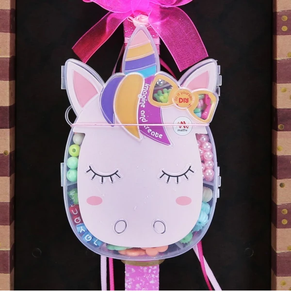 SYNCHRONIA HANDMADE CANDLE 30 cm DIY JEWELRY SET - UNICORN FACE