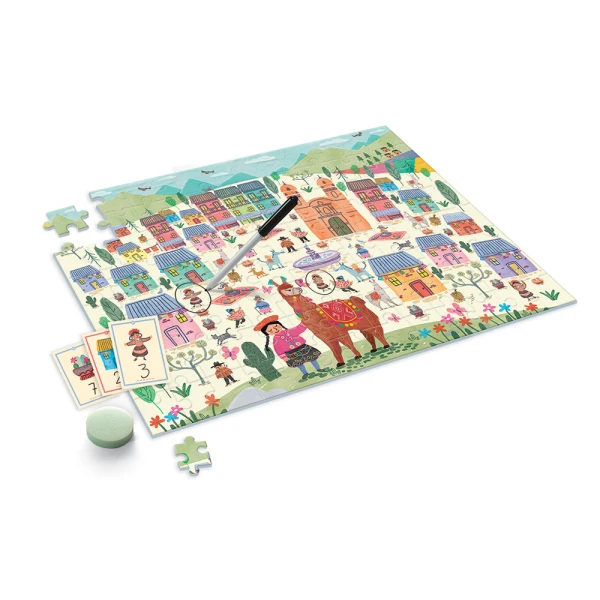 SAPIENTINO EDUCATIONAL GAME MAGIC PUZZLE FOR AGES 5+