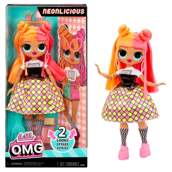 L.O.L. SURPRISE O.M.G. HoS DOLL ΚΟΥΚΛΑ NEONLICIOUS